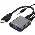 1080P Digital HDMI to VGA Line Adapter Male to Famale Converter for PC Laptop Tablet